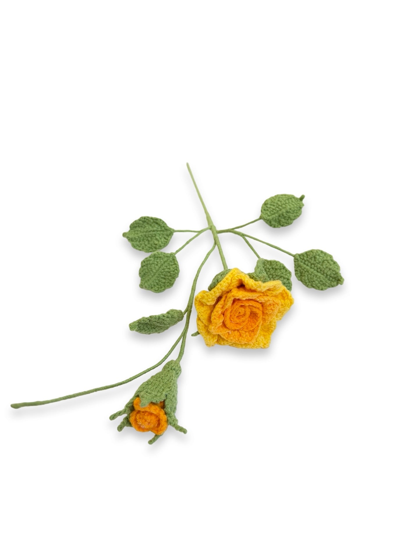 Crochet Rose Vendela - Yellows