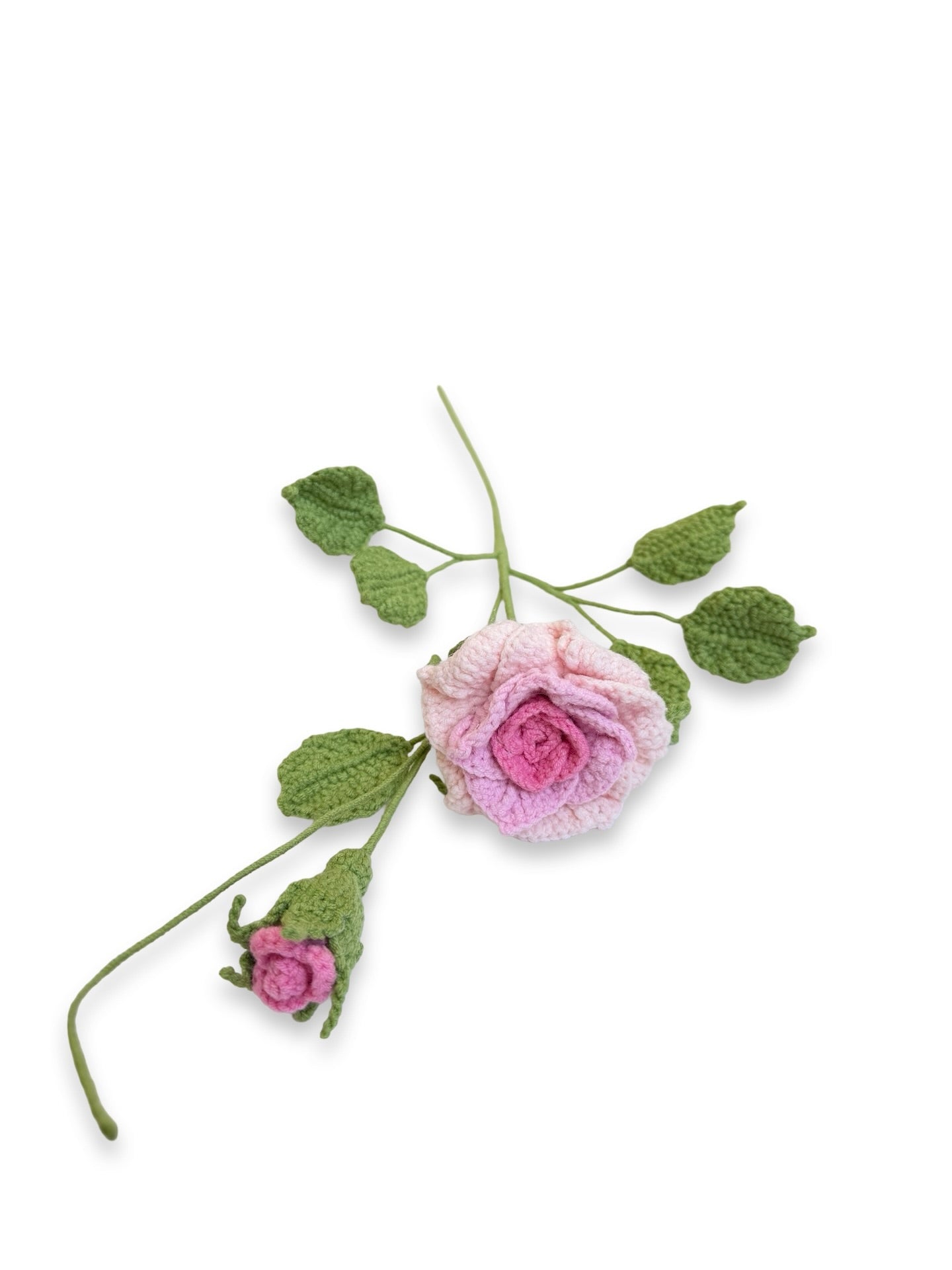 Crochet Rose Vendela - Pinks