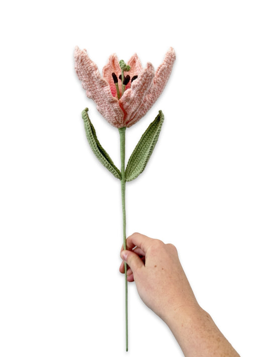 Crochet Lily  - Pink