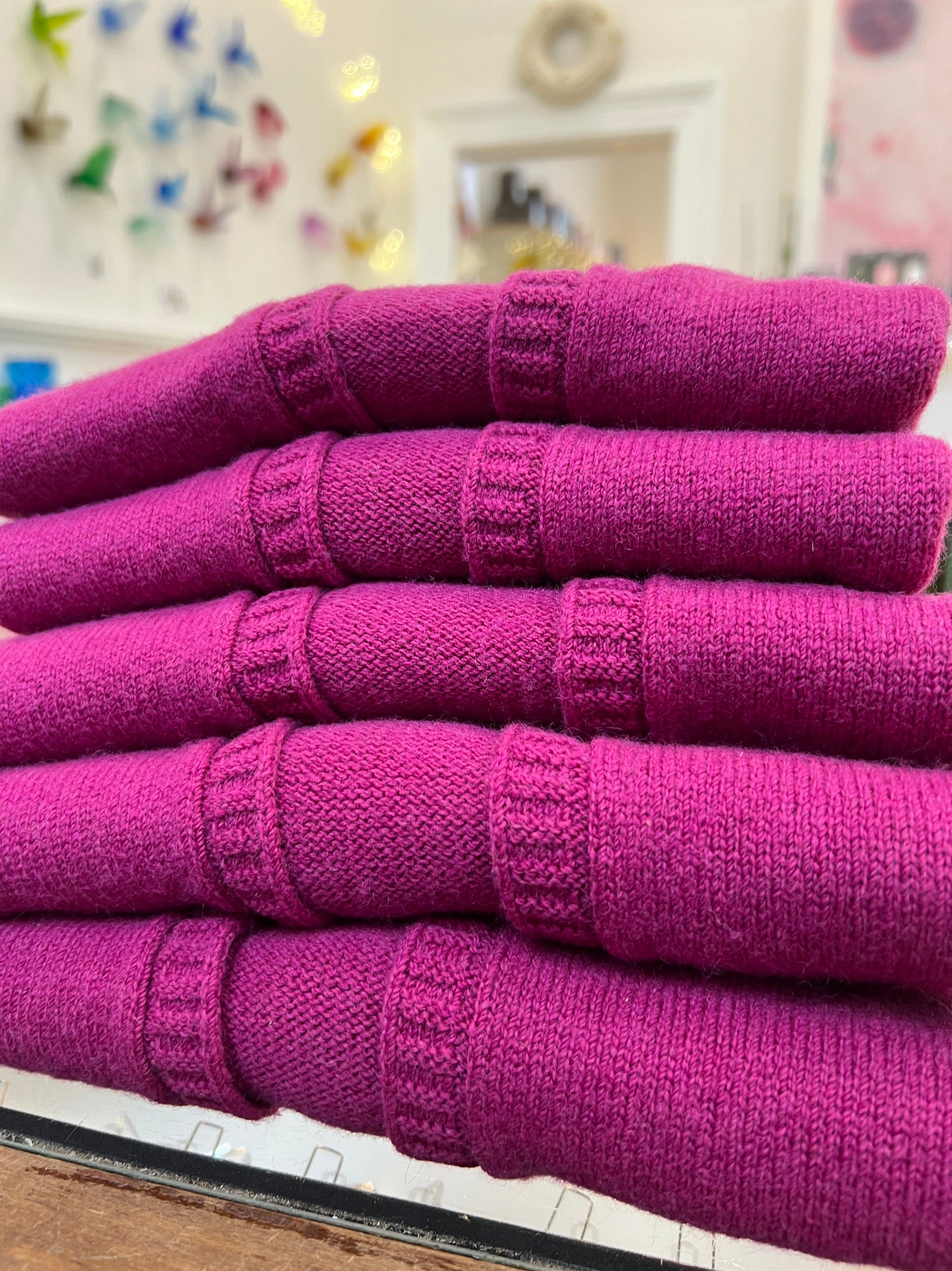 Flo Cardigan - Cerise