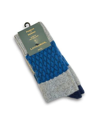 Gecko Possum Merino Socks - Lagoon