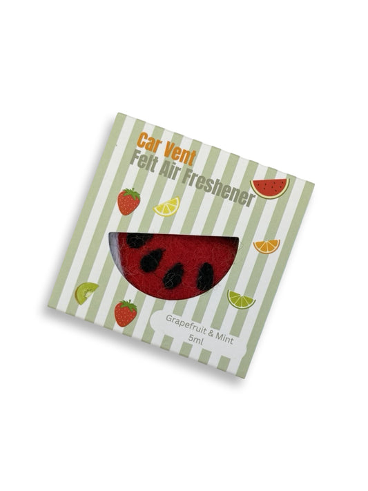 Watermelon Car Freshener Set - Grapefruit & Mint scent