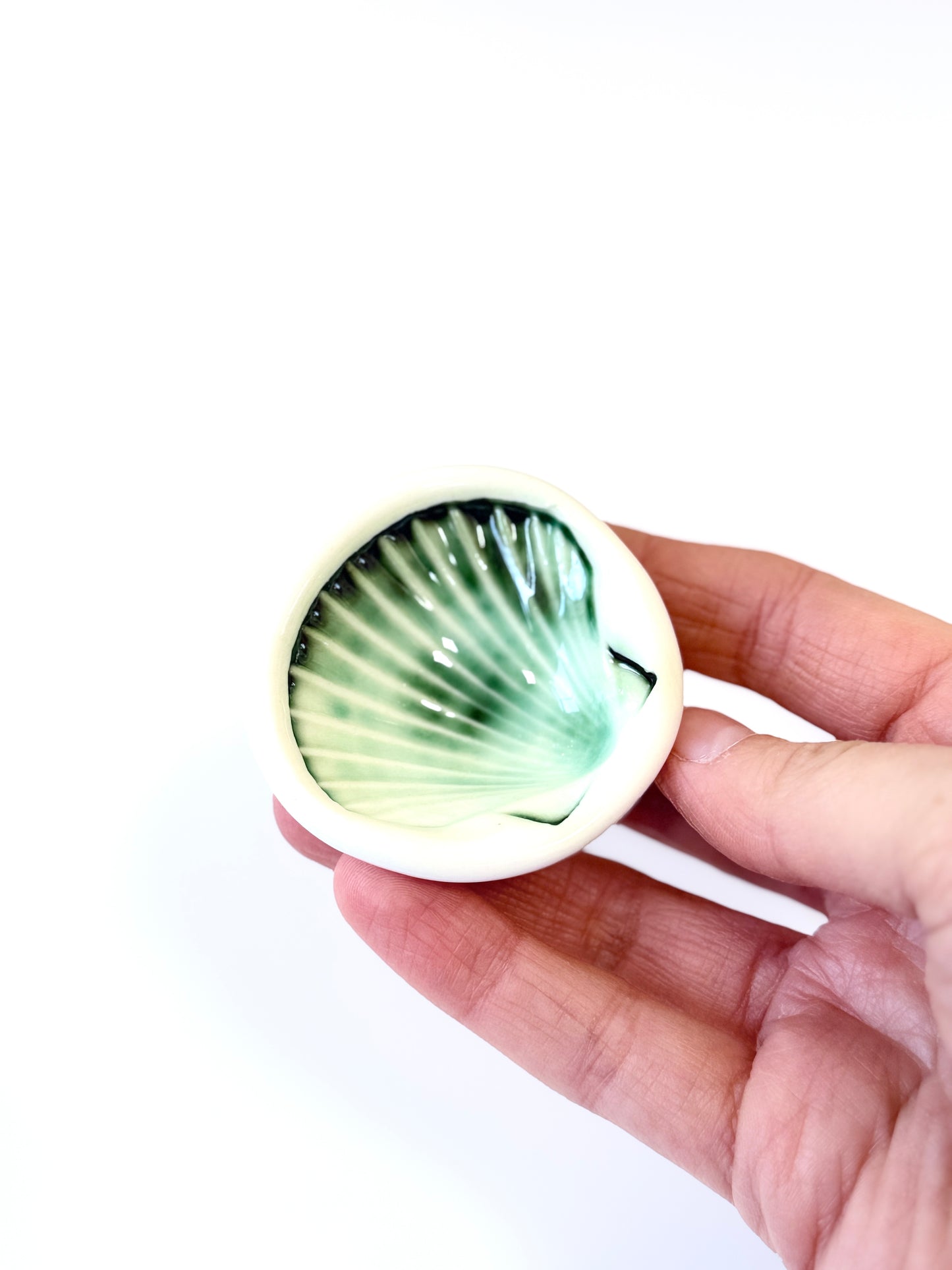 Mini Porcelain Shell Dish