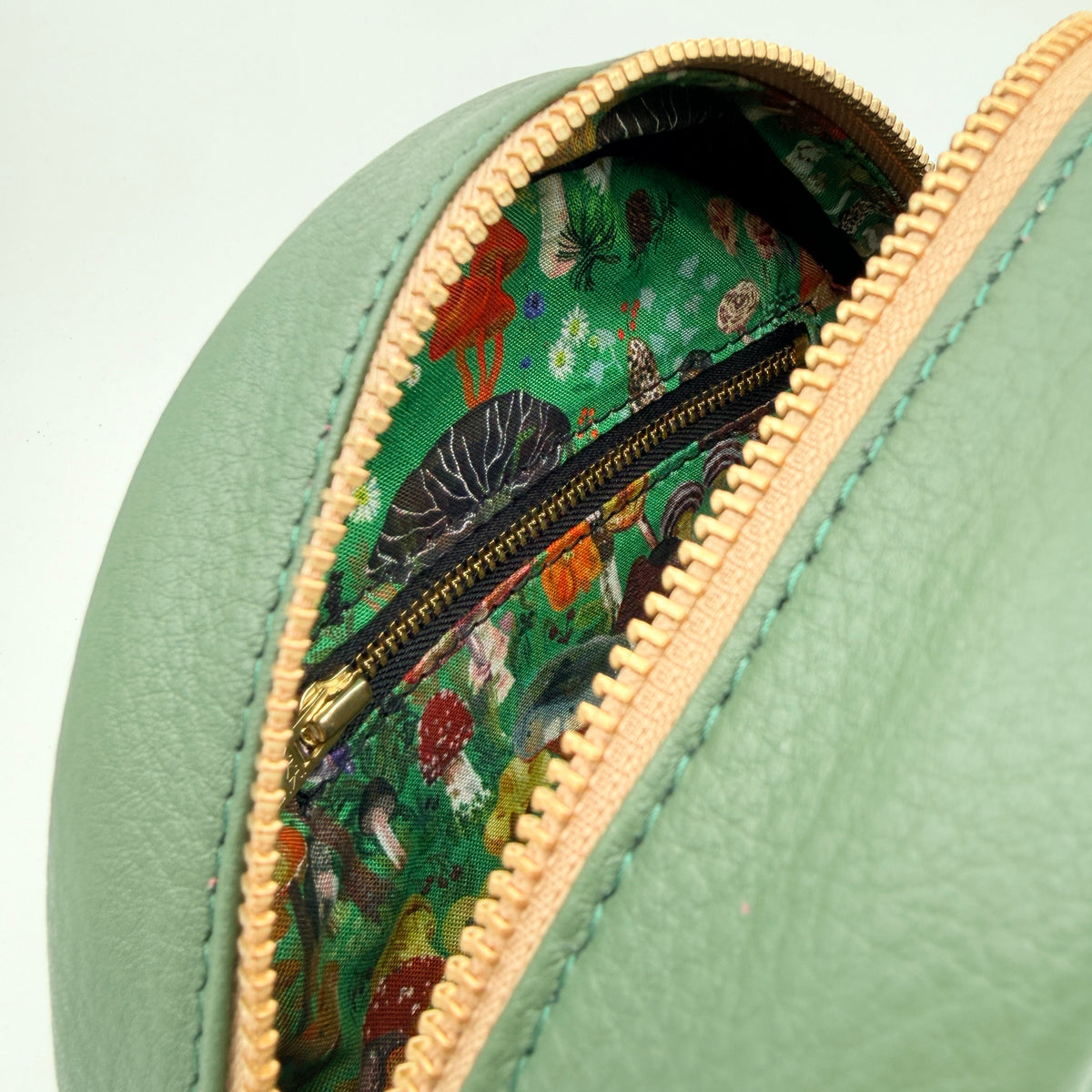 Disc Bag - Meadow Green Leather