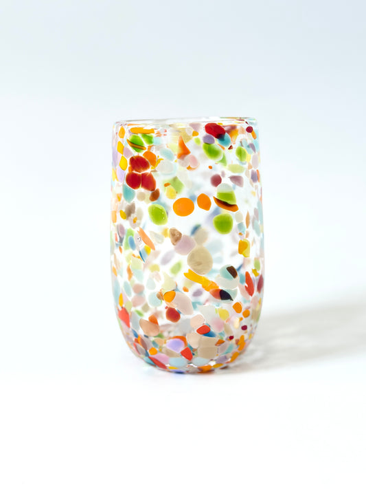 Handblown Glass Tumbler - Water Lily