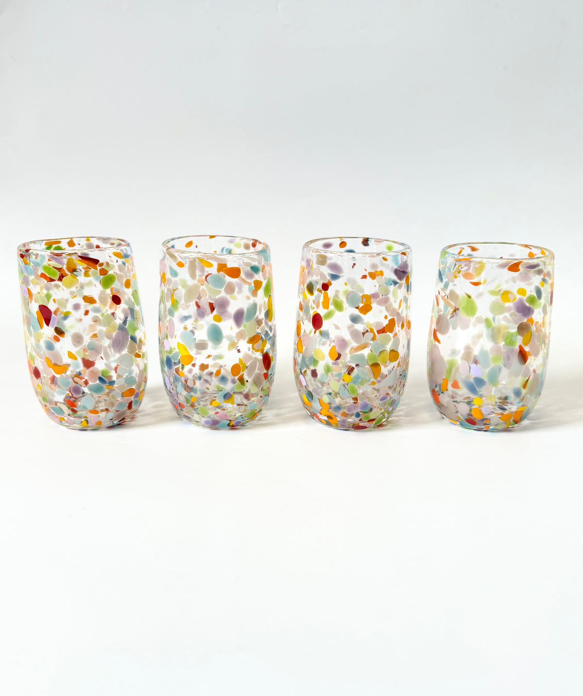 Handblown Glass Tumbler - Water Lily