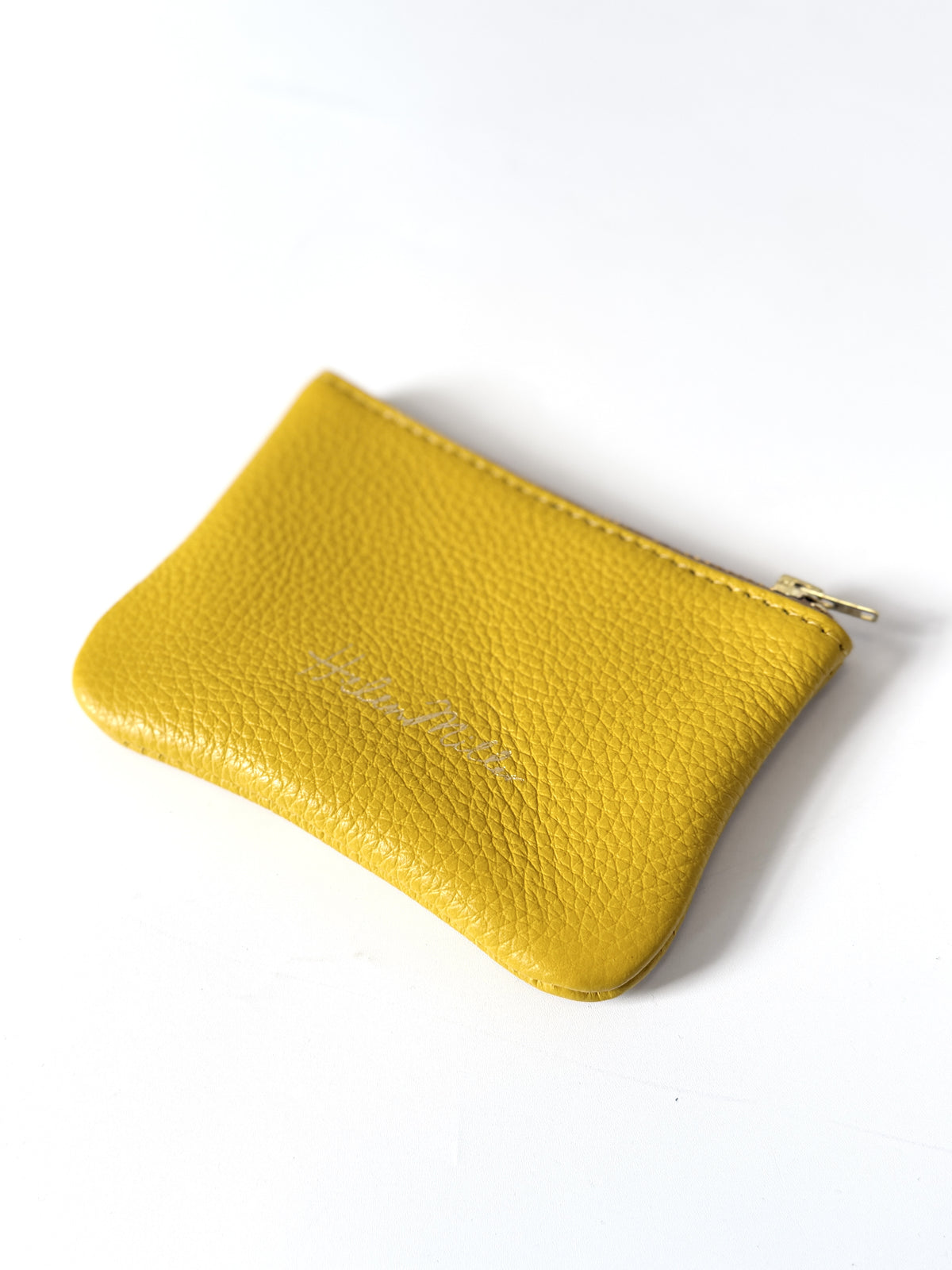 Coin Purse - 12cm - Lemon Drop Leather