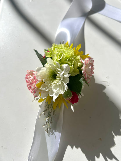 Fresh Flower Wrist Coursage - made to order
