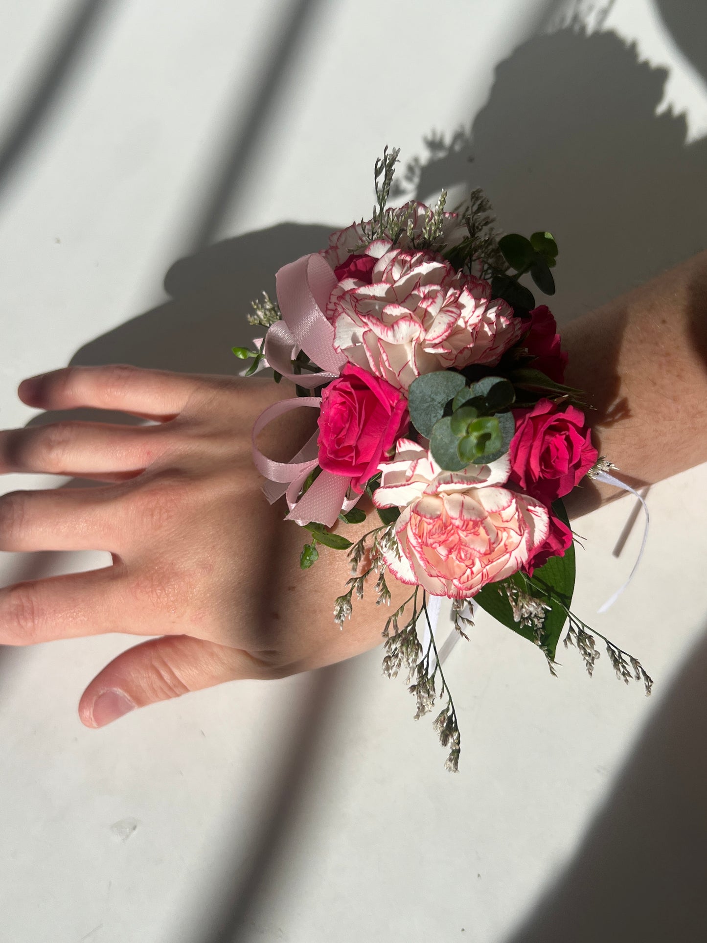 Fresh Flower Wrist Coursage - made to order