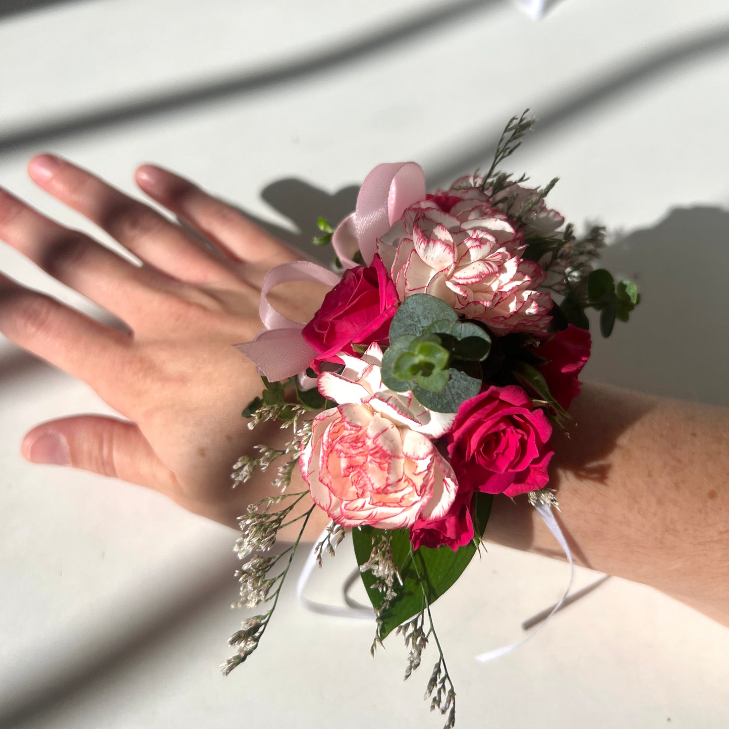 Fresh Flower Wrist Coursage - made to order