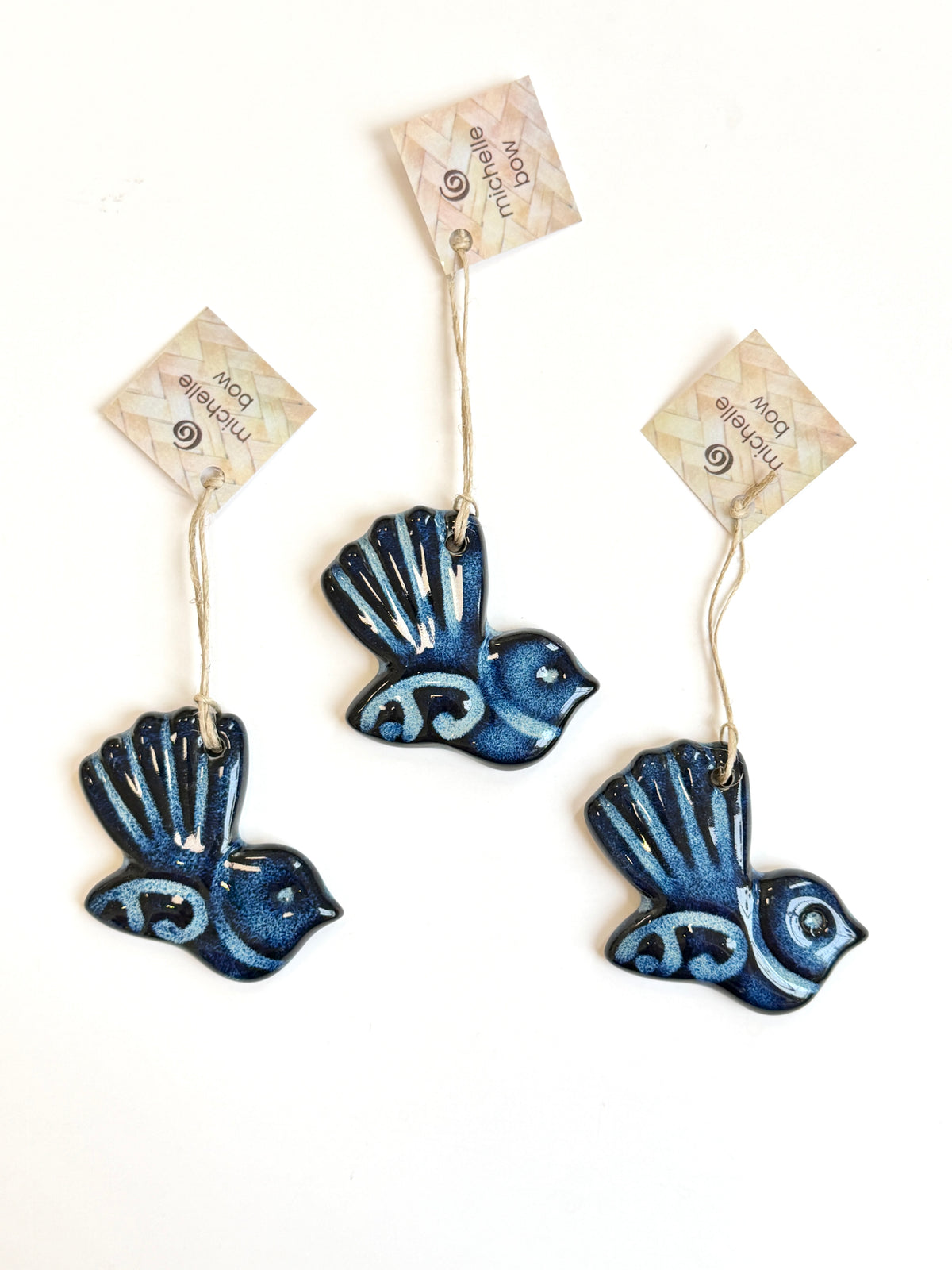 Ceramic Piwakawaka Decoration - Assorted