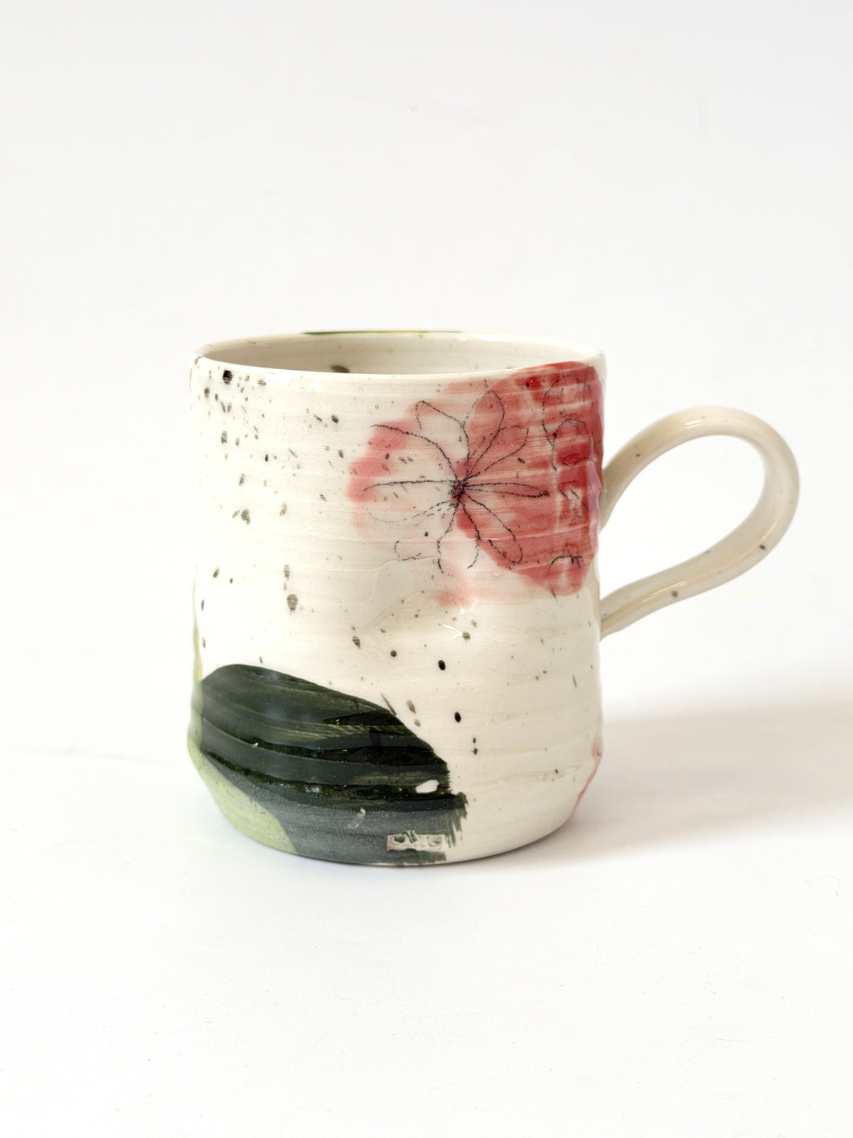 Painty Cup with Handle - by Tatyanna Meharry of Clae Ceramics