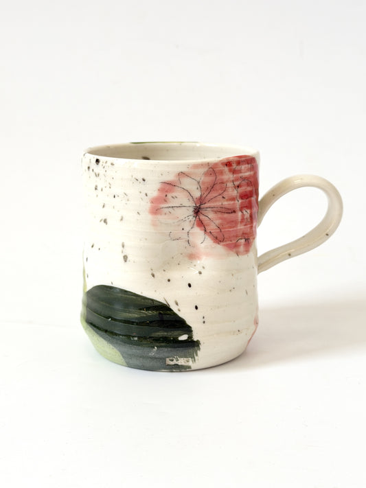 Painty Cup with Handle - by Tatyanna Meharry of Clae Ceramics