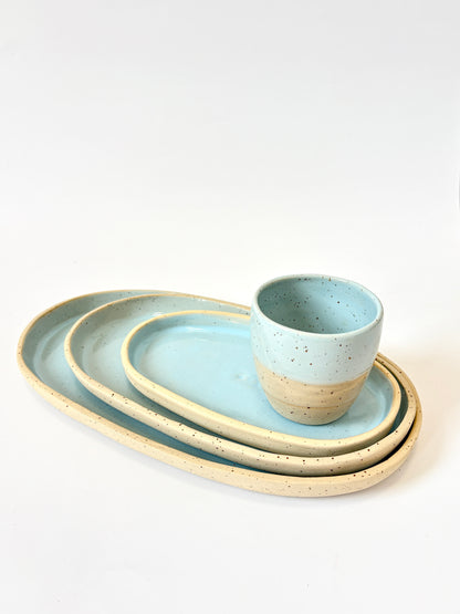 Ceramic Tray - Medium - Blue