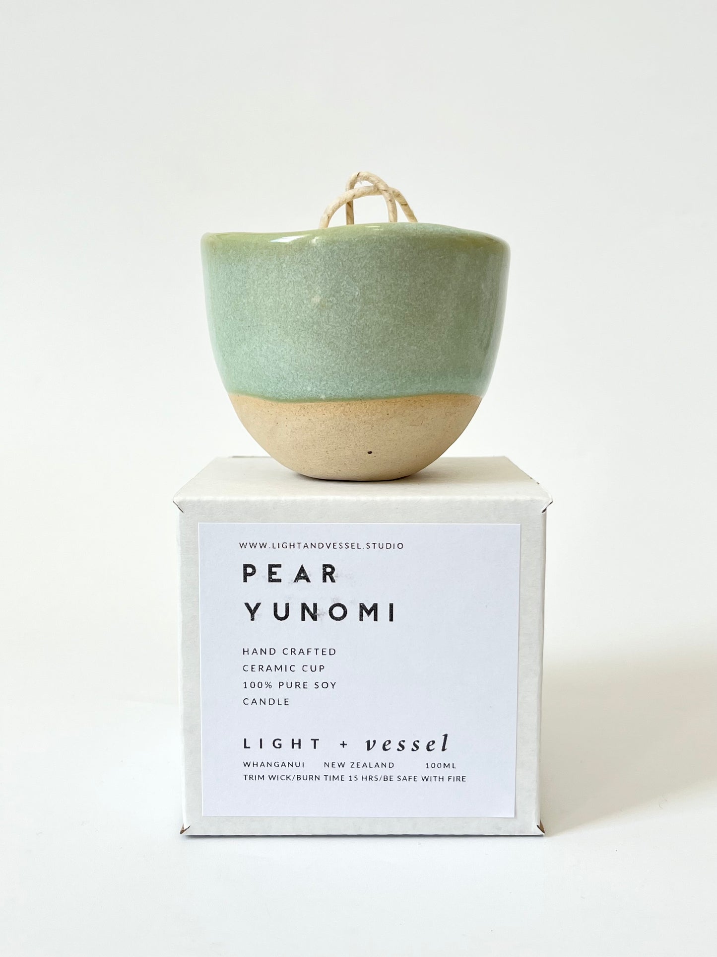 Pear Yunomi Soy Candle