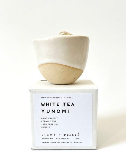 White Tea Yunomi Soy Candle
