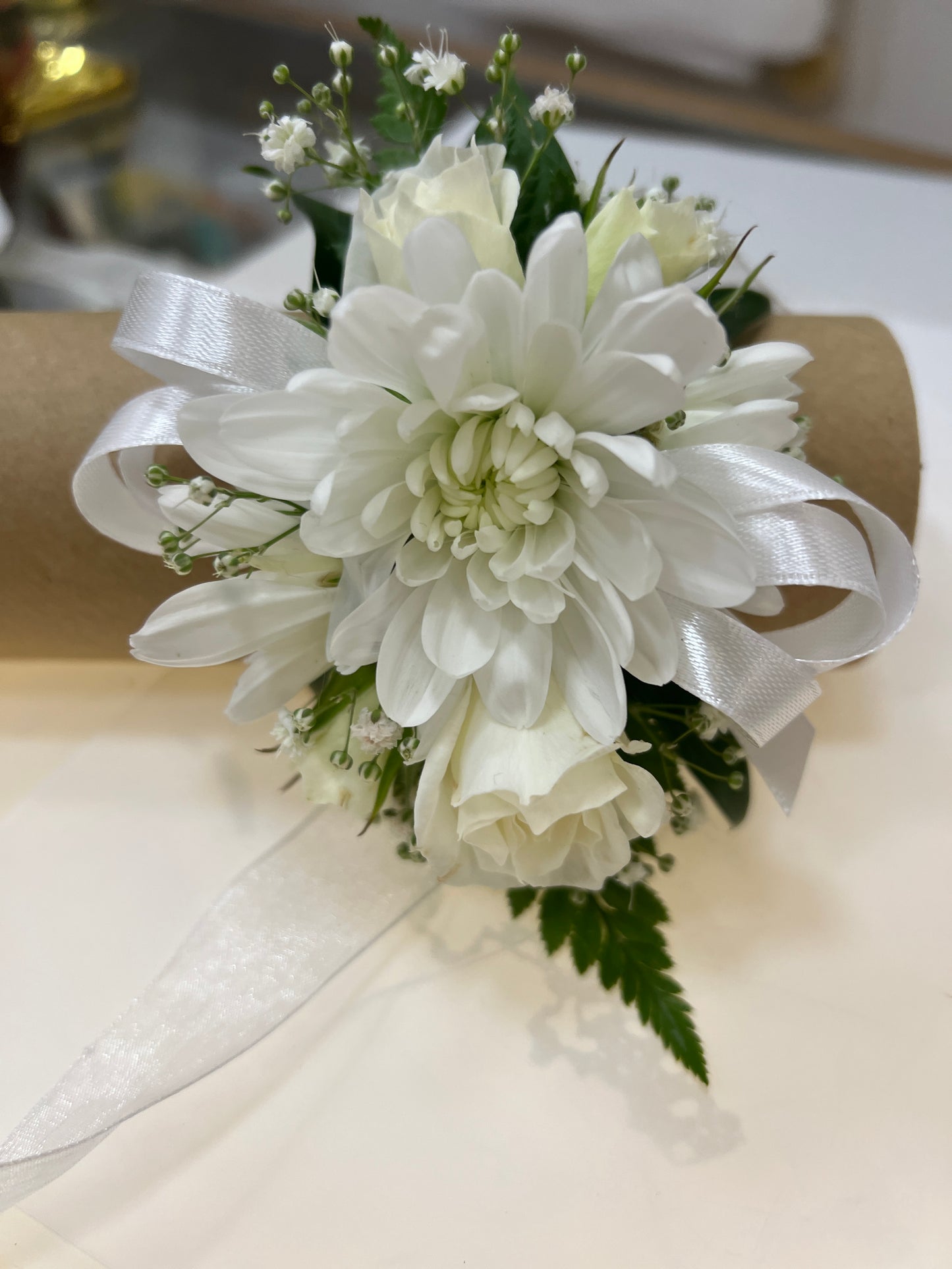 Fresh Flower Wrist Coursage - made to order