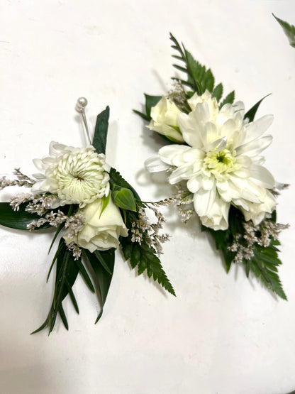 Fresh Flower Wrist Coursage - made to order