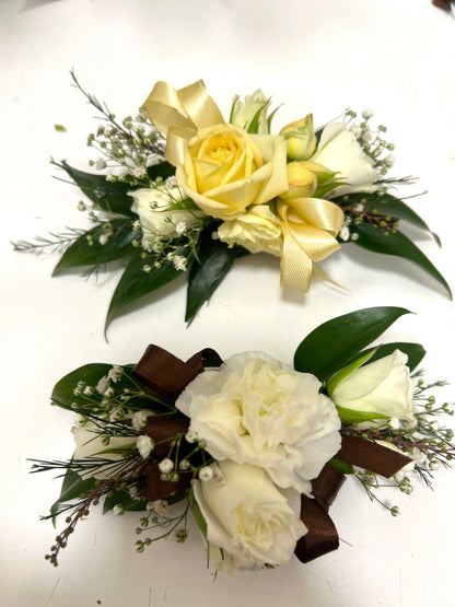 Fresh Flower Wrist Coursage - made to order