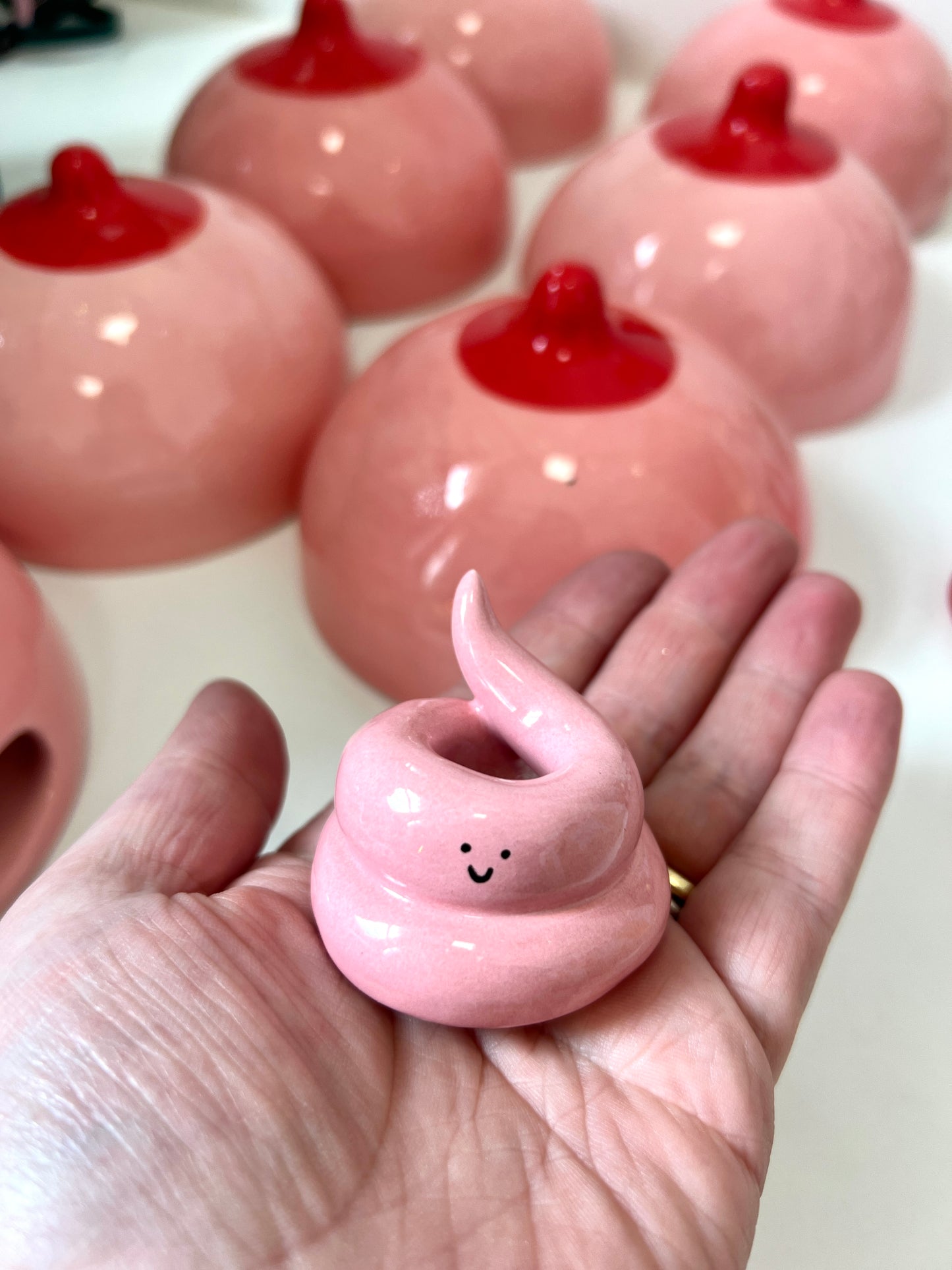 Ceramic Happy Poo