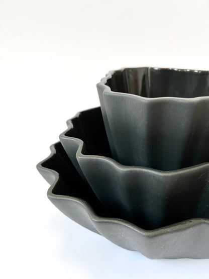 Nested Bowls - Matte Black