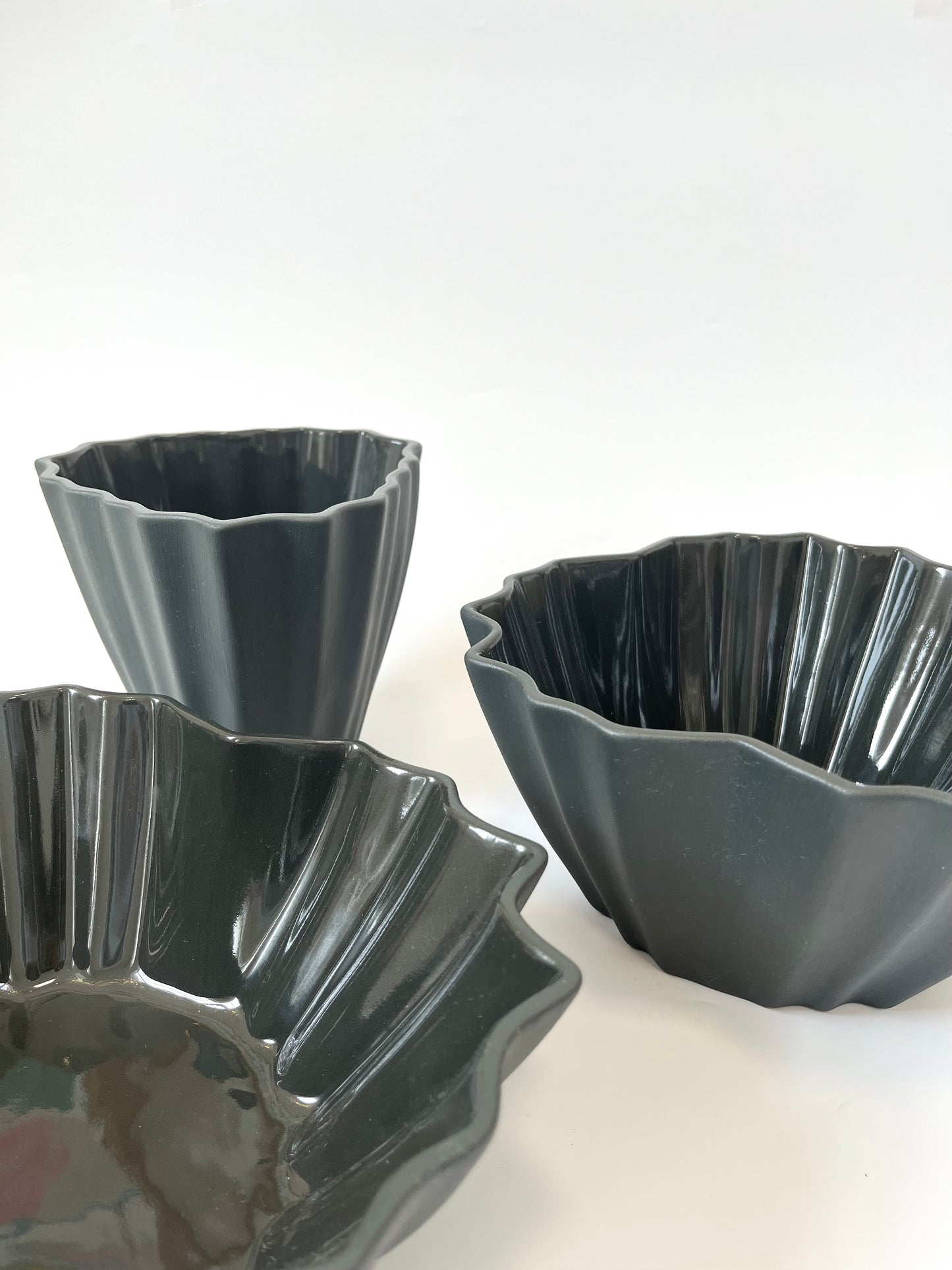 Nested Bowls - Matte Black