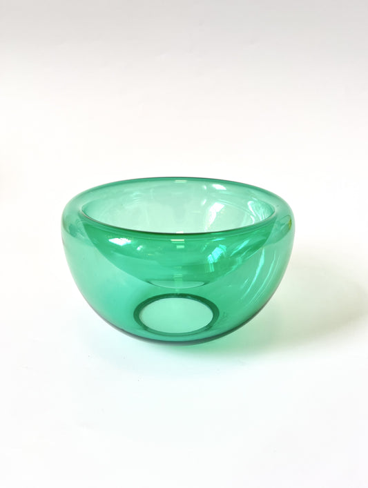 Handblown Glass Mini "Fulvio" Bowl - Jade Green