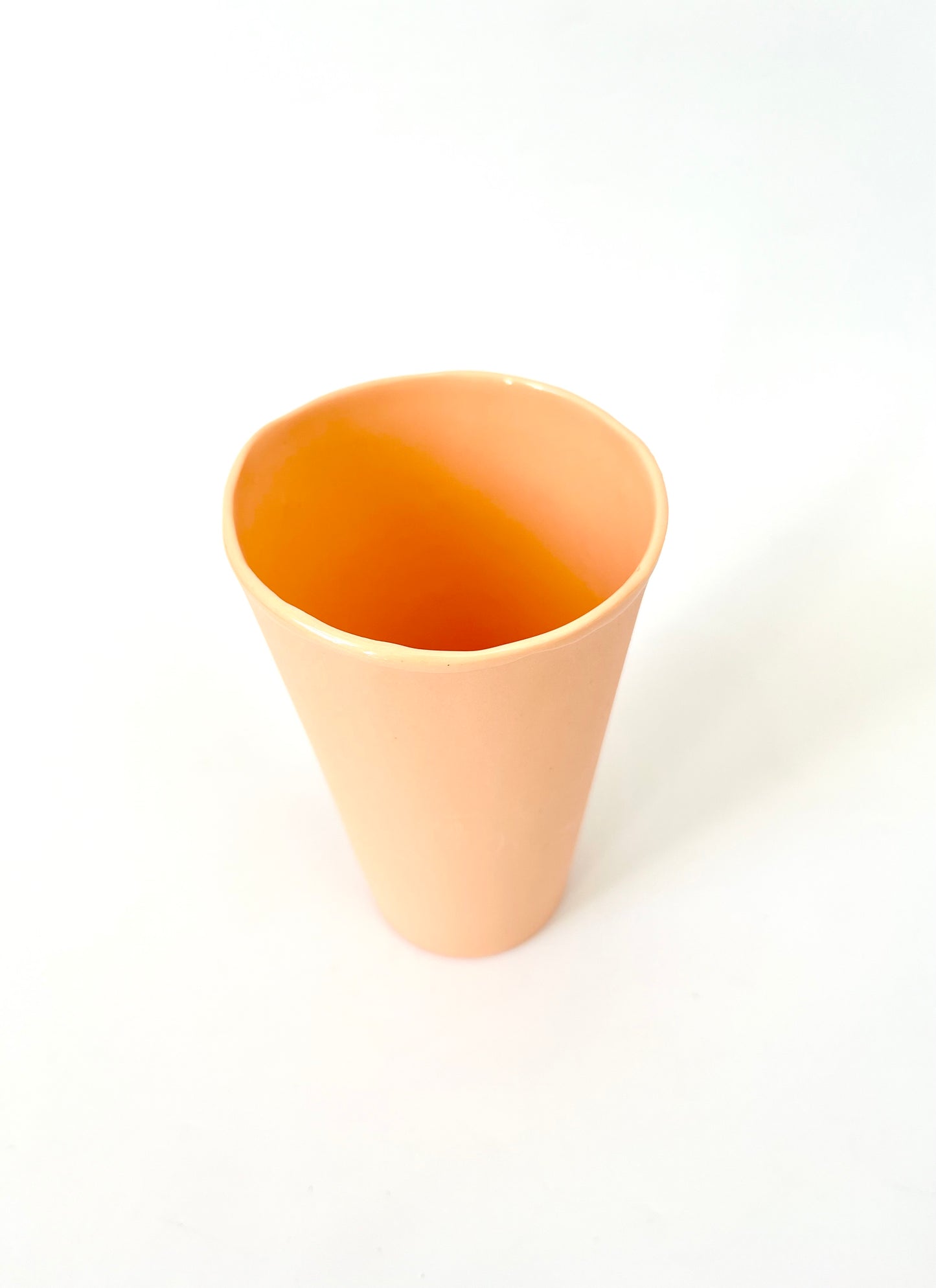 Cantaloupe Vessel - One of a Kind Ceramic - Medium 8 x12cm