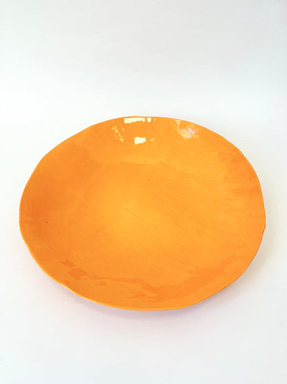 Cantaloupe Bowl - One of a Kind Ceramic - 27cm