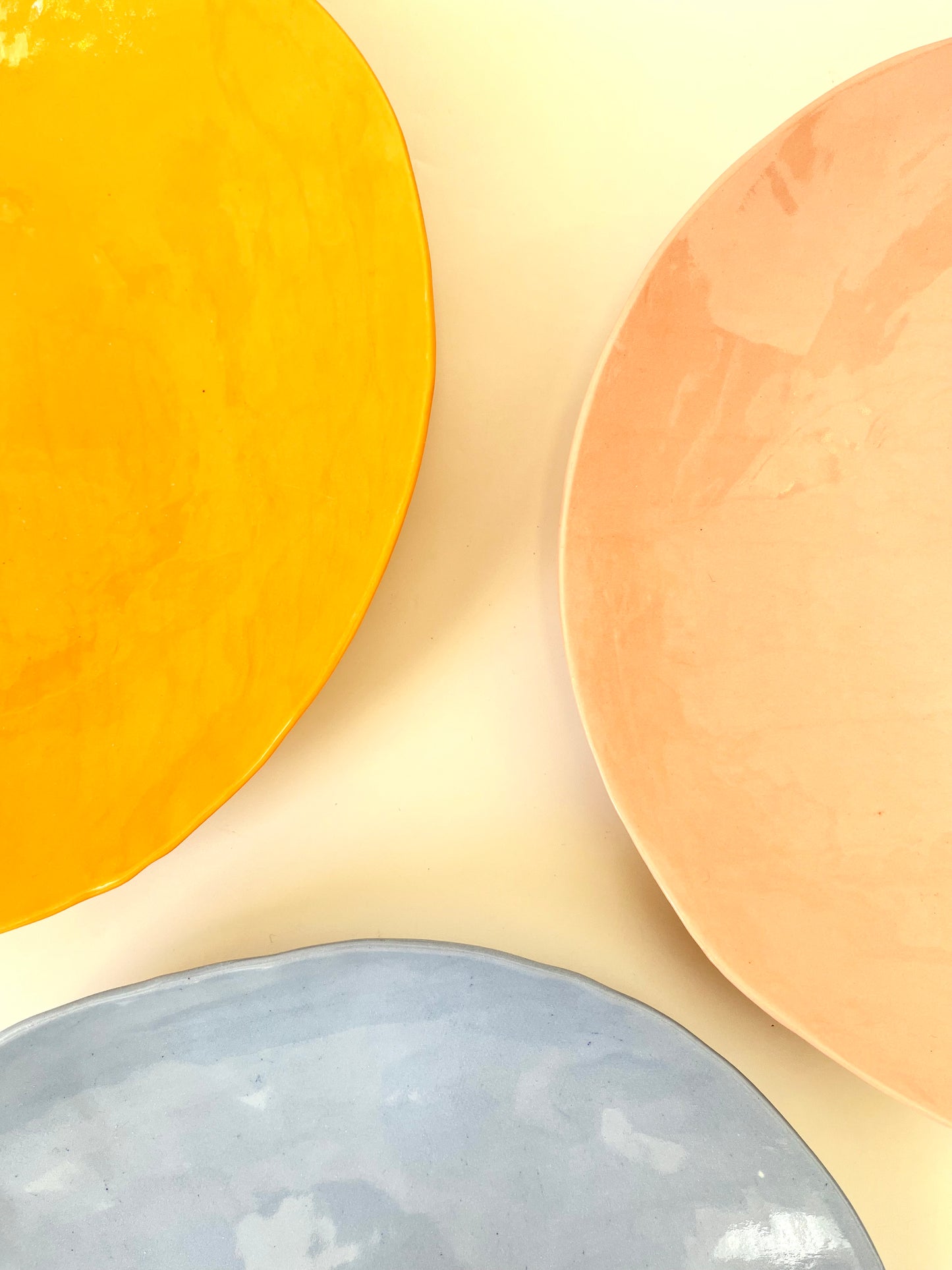 Cantaloupe Bowl - One of a Kind Ceramic - 27cm