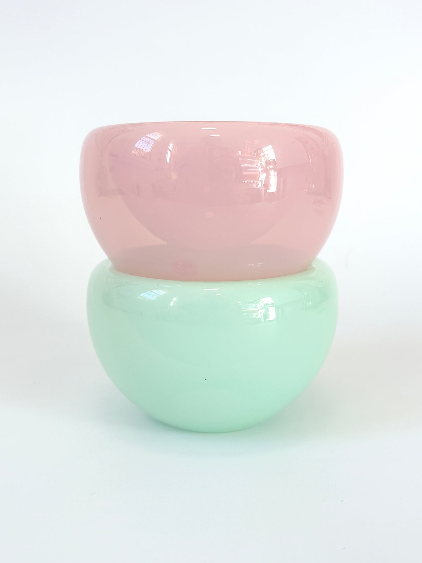 Handblown Glass Mini Fulvio Bowl - Pastel Pink