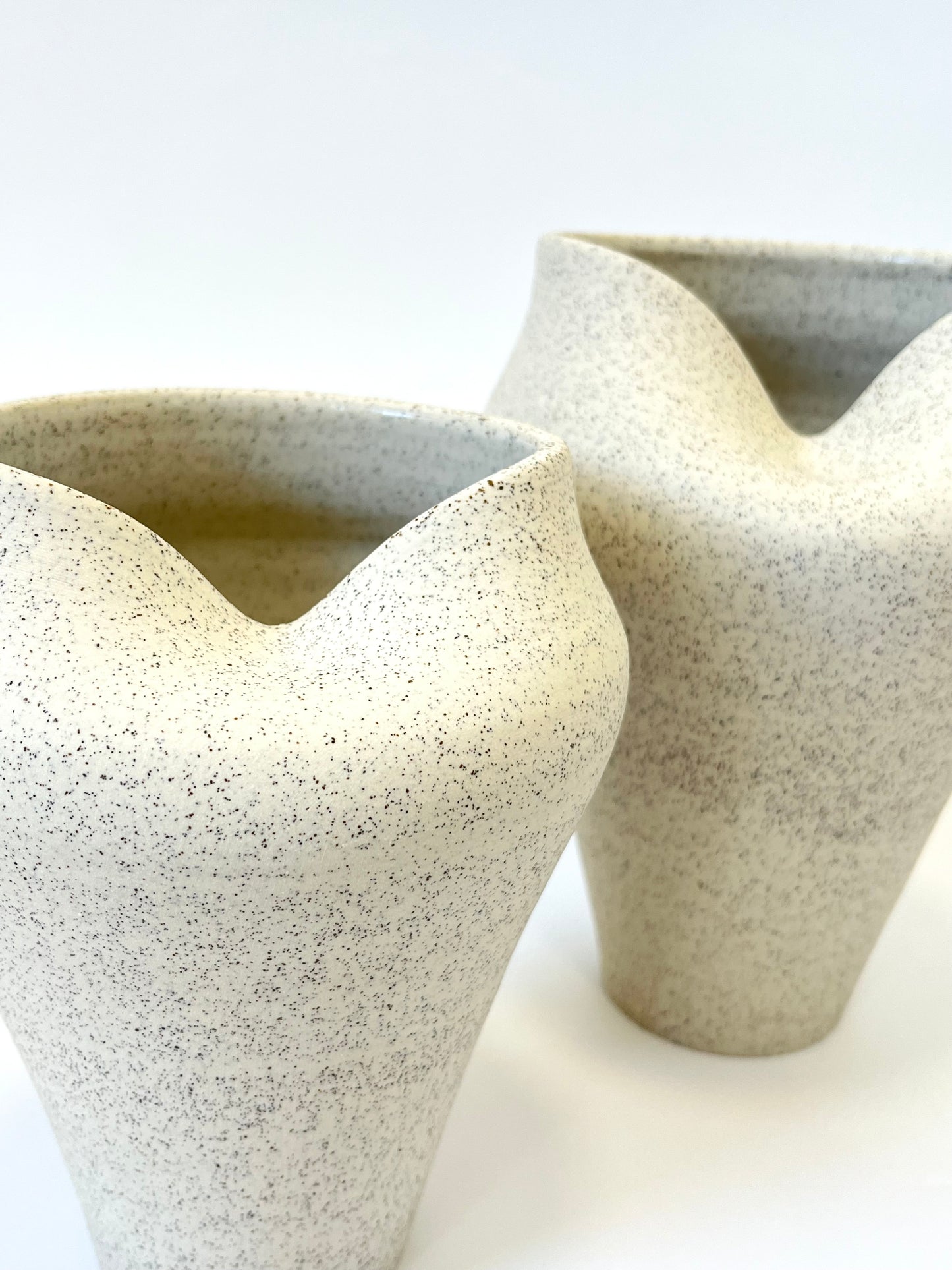 Handmade Ceramic 'Pillow Vase' - Coastal - Large