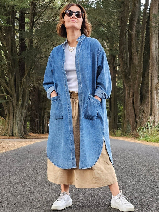 Denim Duster by Hello Friday