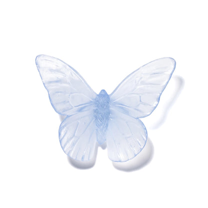Pale Cobalt Blue- Classic Butterfly Monarch - Glass artwork by Luke Jacomb