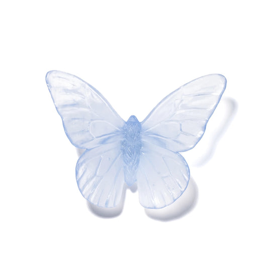 Pale Cobalt Blue- Classic Butterfly Monarch - Glass artwork by Luke Jacomb