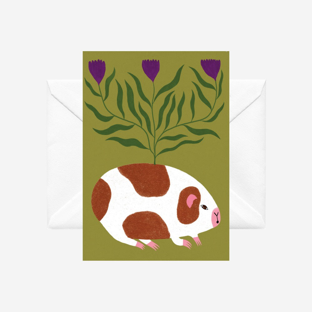 Guinea Pig - illustrated card by Studio Soph