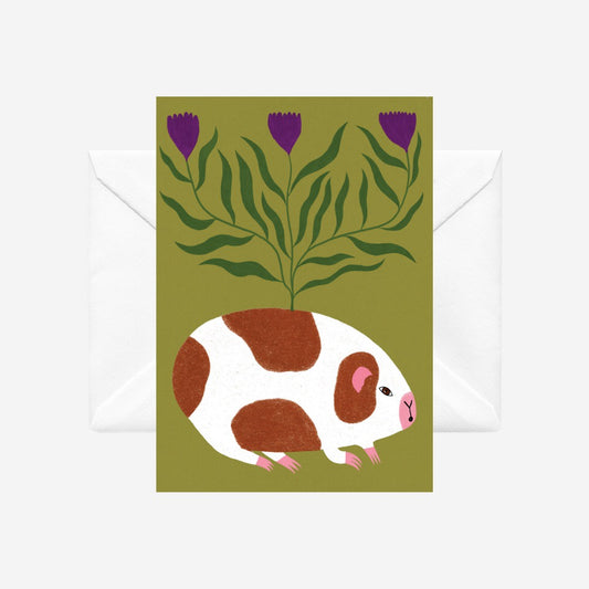 Guinea Pig - illustrated card by Studio Soph