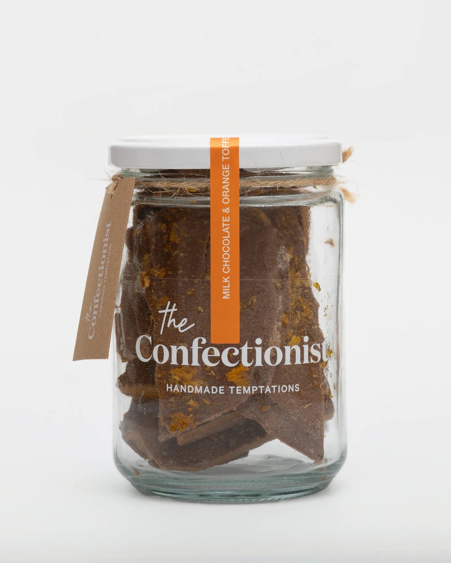 Limited Edition Milk Chocolate & Orange Toffee - 200g Jar
