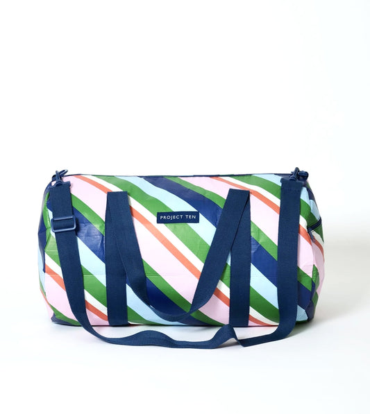 Barrel Bag - Rugby Stripe