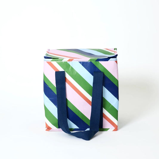 Medium Insulated Tote - Rugby Stripe