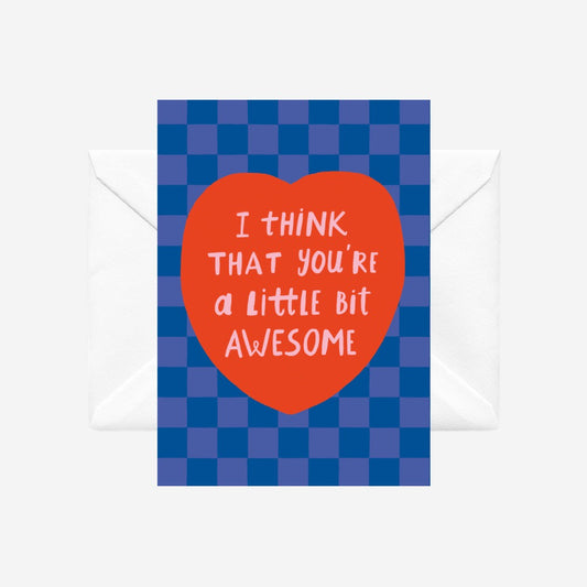 A Little Bit Awesome - illustrated card by Crissie Roda