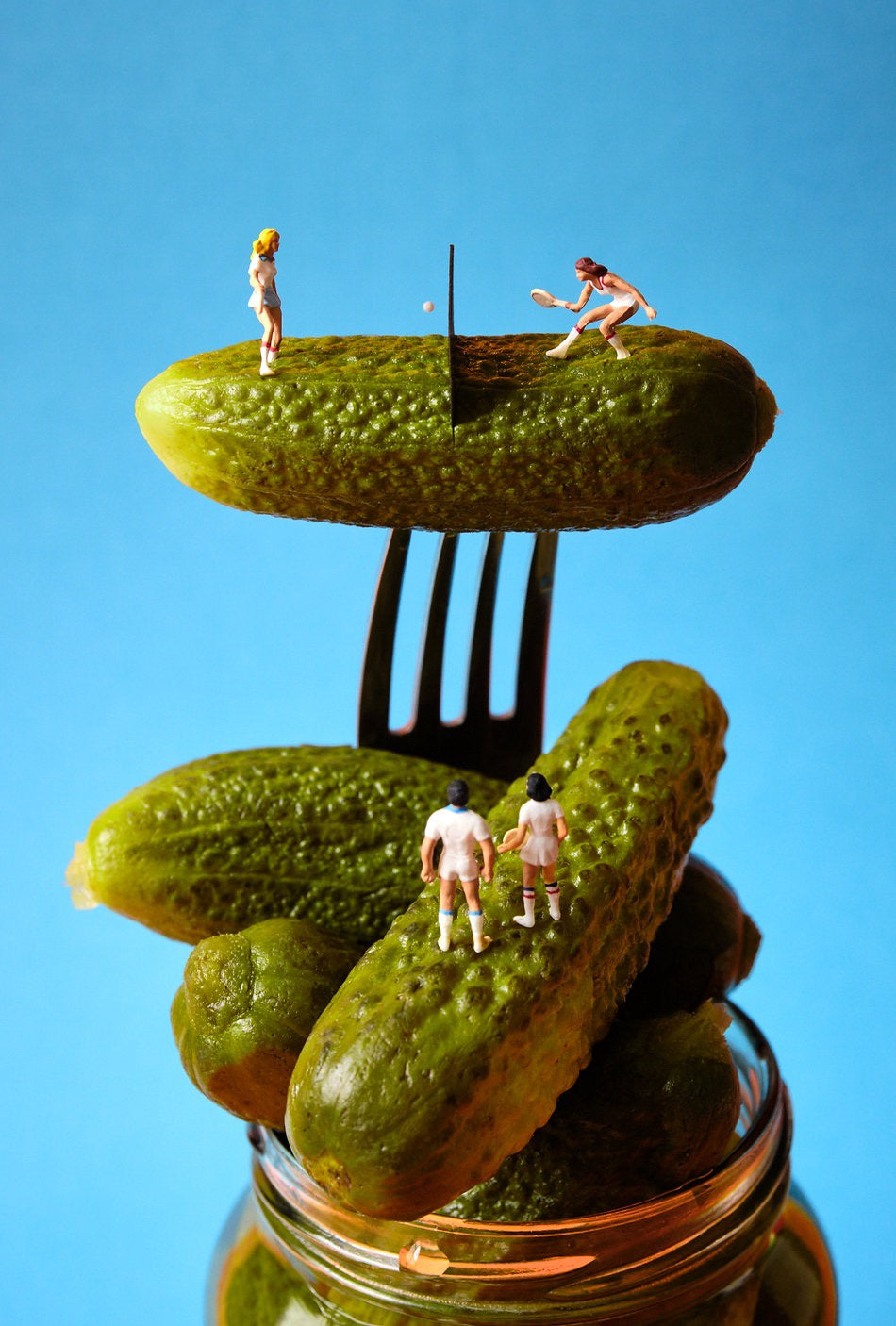 "Precarious Pickleball" Print