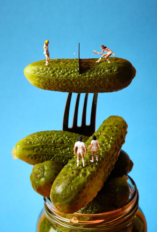 "Precarious Pickleball" Print