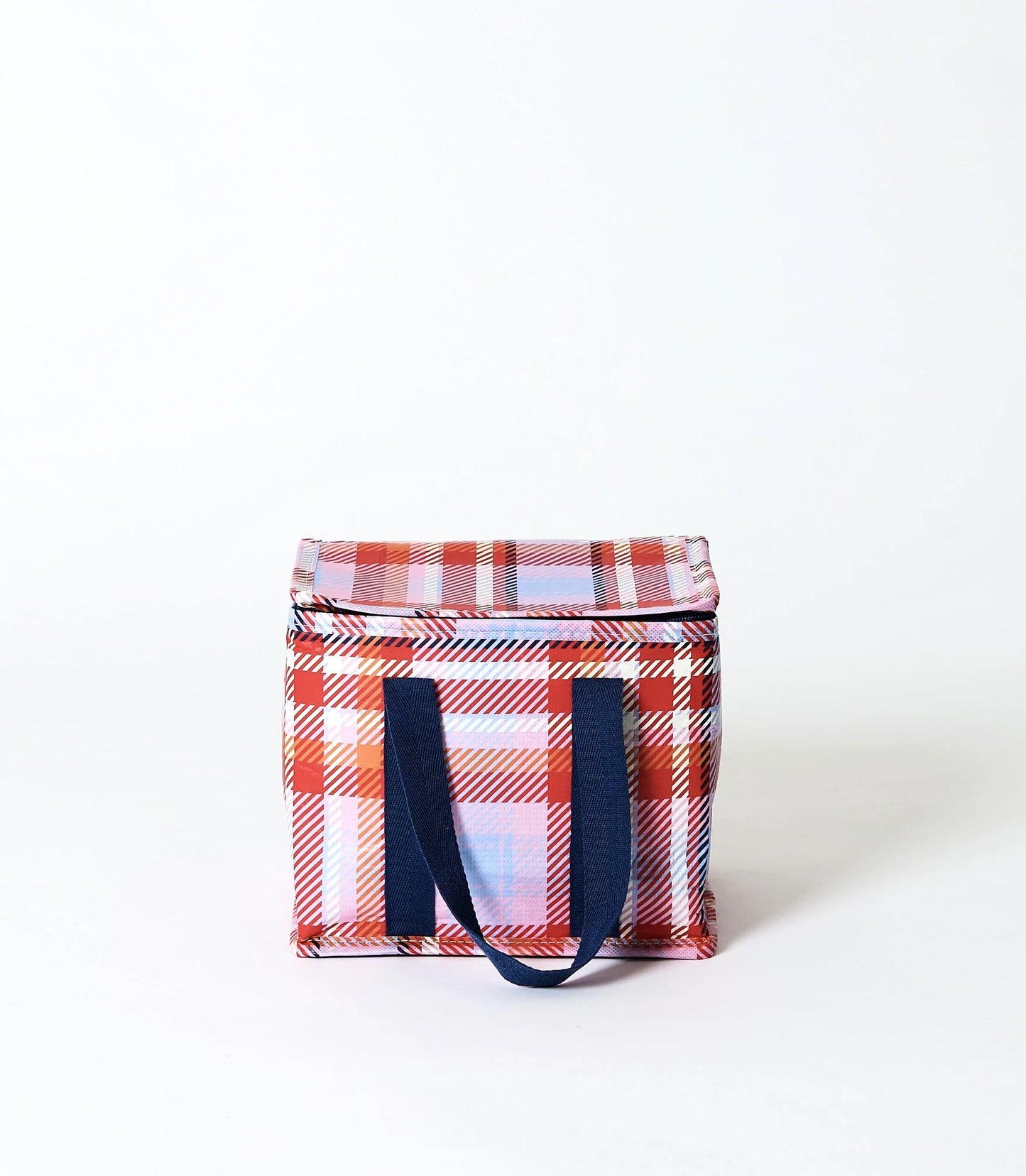Mini Insulated Tote Bag - Tartan