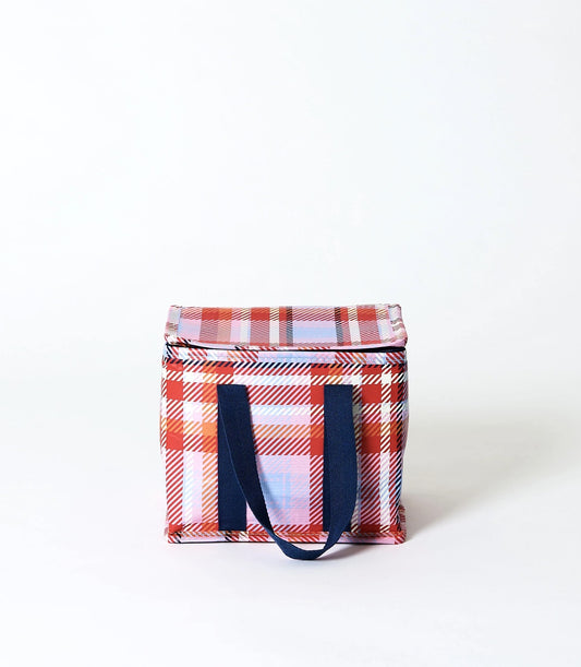 Mini Insulated Tote Bag - Tartan