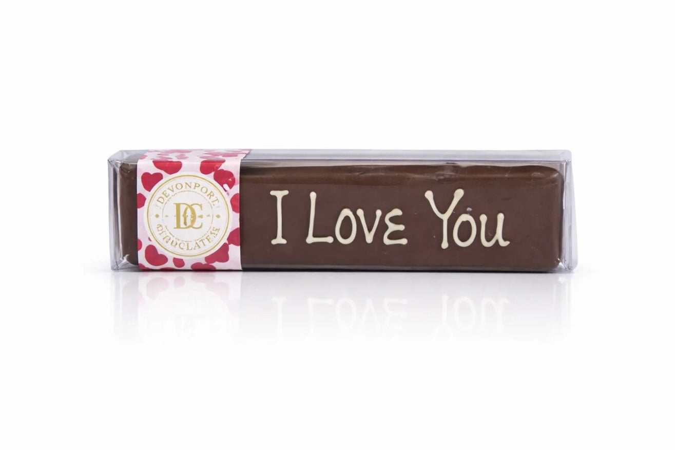 'I Love You' Truffle Slice