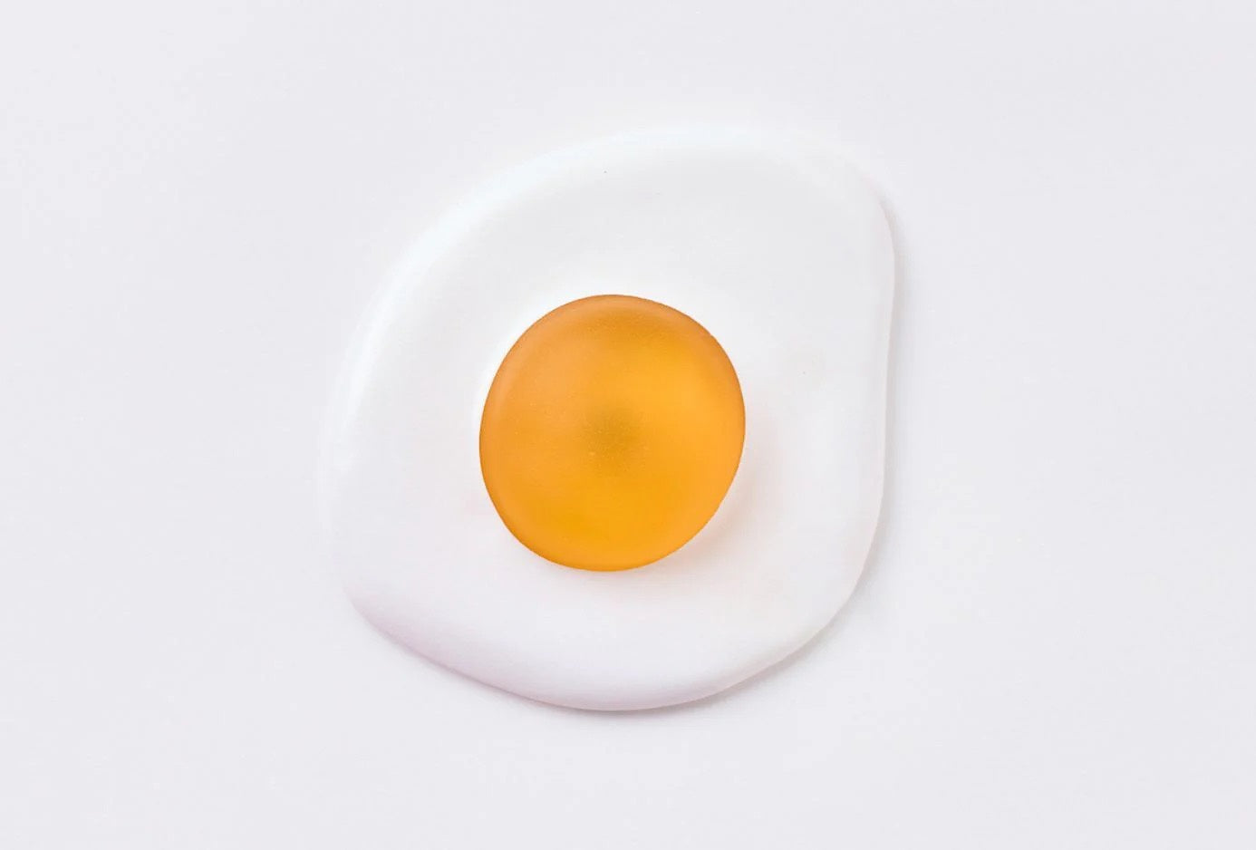 Fried Egg - Glass Candy Art by Simon Lewis Wards