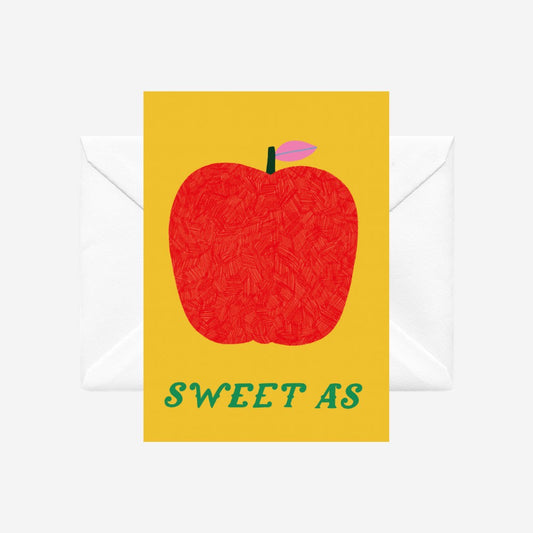 Sweet As - illustrated card by Crissie Roda