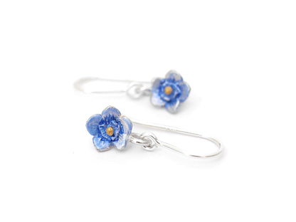Forget Me Not Flower Drop Earrings
