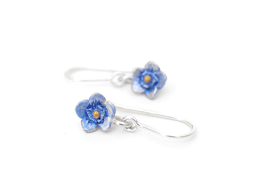 Forget Me Not Flower Drop Earrings